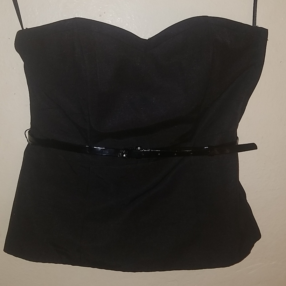 Bustier with belt